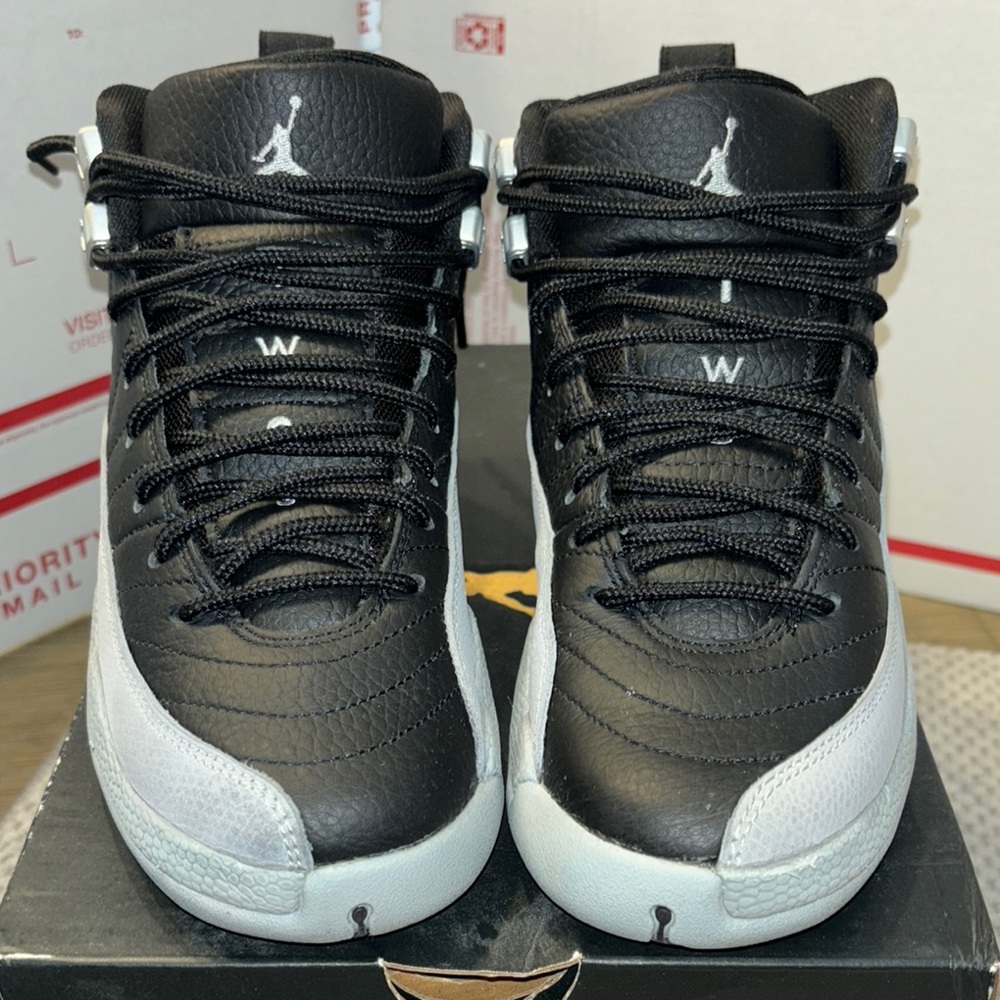 Black and Gray High-Top Sneakers